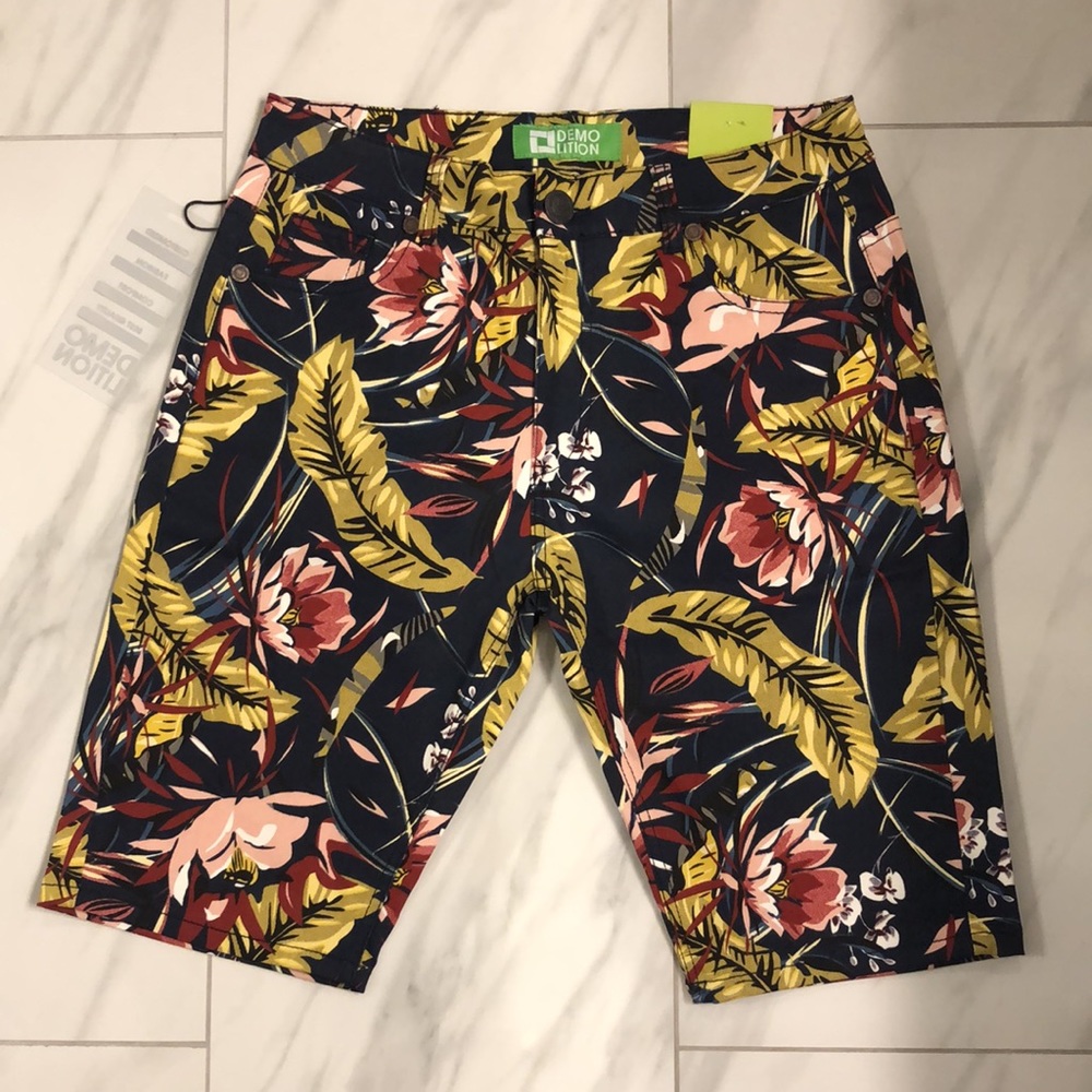 Men’s Demolition Floral Shorts